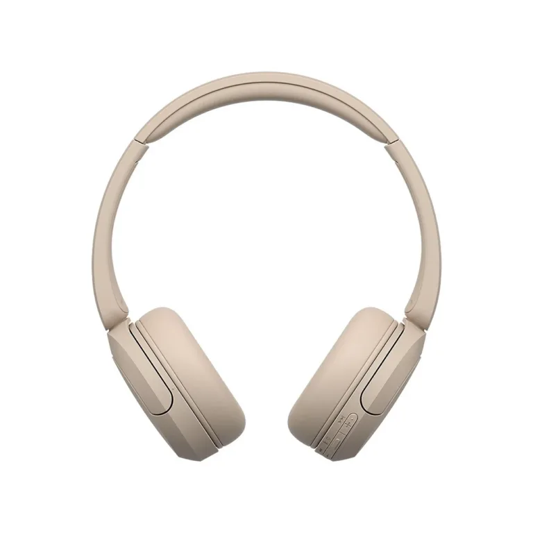 Sony WH-CH520C.CE7 juhtmevabad Bluetooth 5.2 kõrvaklapid, 40 h aku, USB-C laadimine, kõnedeks ja muusikaks, kreemikas