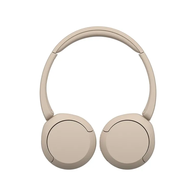Sony WH-CH520C.CE7 juhtmevabad Bluetooth 5.2 kõrvaklapid, 40 h aku, USB-C laadimine, kõnedeks ja muusikaks, kreemikas