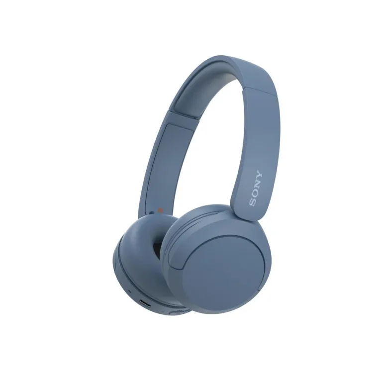 Sony WH-CH520L.CE7 juhtmevabad sinised peavõruga kõrvaklapid Bluetooth 5.2, 50 h aku, USB-C, mikrofoniga kõnede ja muusika jaoks