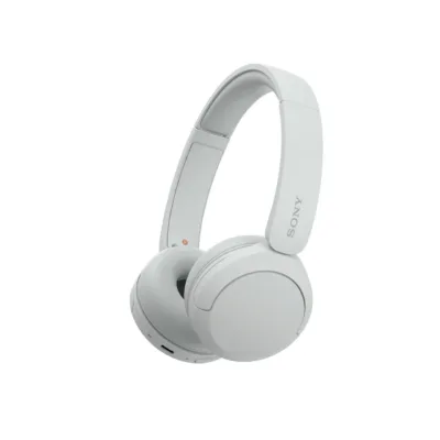 Sony WH-CH520W 147 g valged juhtmevabad Bluetooth 5.2 kõrvaklapid 40 h akuga, USB-C, mikrofoniga muusika ja kõnede jaoks