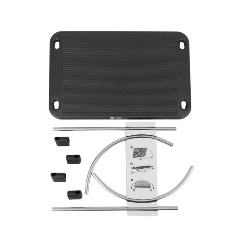 Techly ICA-FR 13 reguleeritava kõrgusega must ABS jalatugi 43x28 cm kontorisse