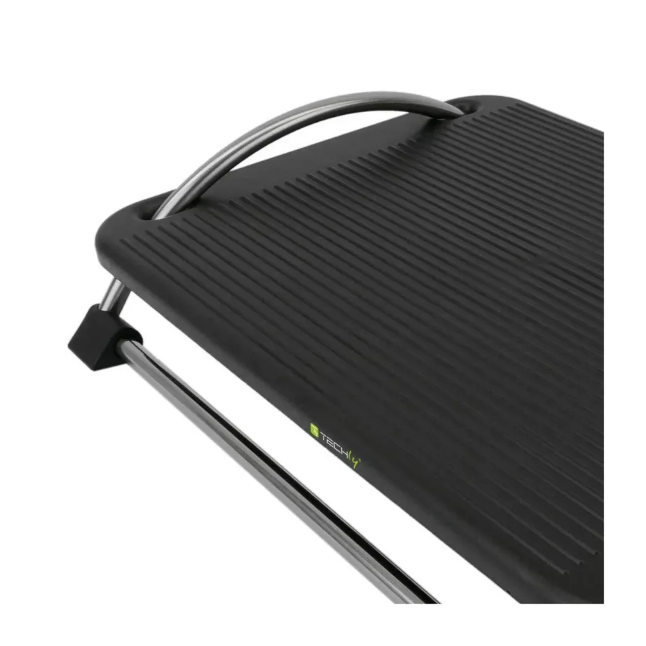 Techly ICA-FR 13 reguleeritava kõrgusega must ABS jalatugi 43×28 cm kontorisse – 3