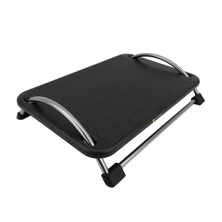 Techly ICA-FR 13 reguleeritava kõrgusega must ABS jalatugi 43×28 cm kontorisse – 4