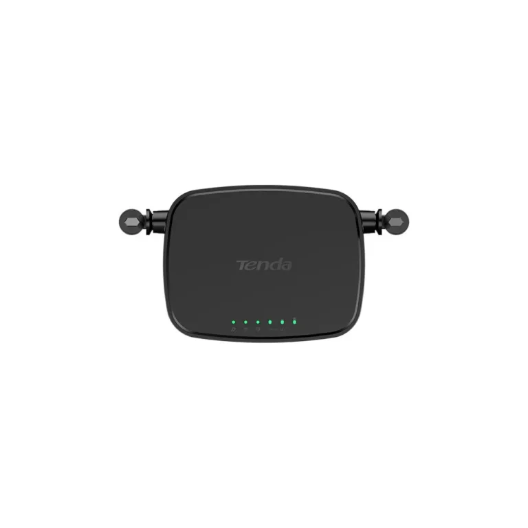 Tenda 4G05 must 4G/LTE ruuter 300 Mbit/s, 2 RJ-45 porti, NanoSIM, 2.4 GHz Wi-Fi