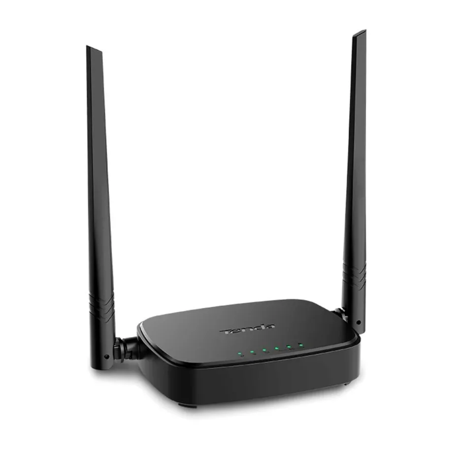 Tenda 4G05 must 4G/LTE ruuter 300 Mbit/s, 2 RJ-45 porti, NanoSIM, 2.4 GHz Wi-Fi – 5