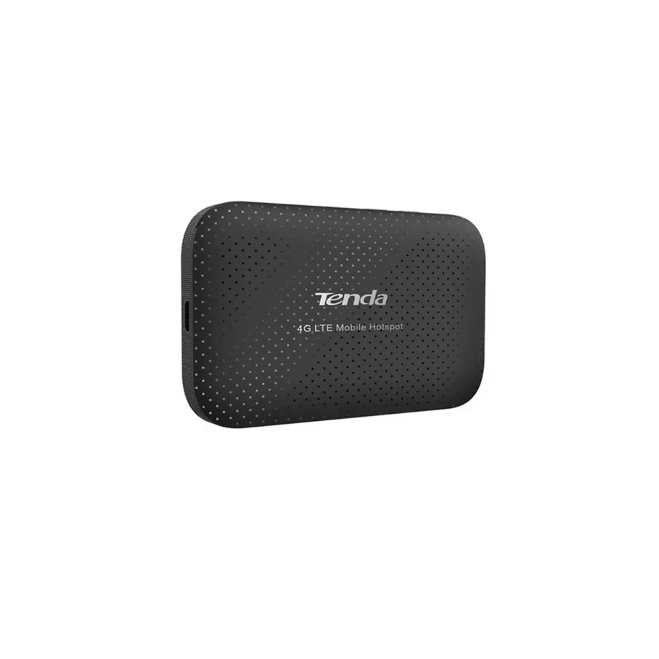 Tenda 4G185 kaasaskantav 4G LTE Wi-Fi ruuter, 2,4 GHz, must, aku toitega, SIM-kaardi pesaga, kuni 150 Mbit/s – 3