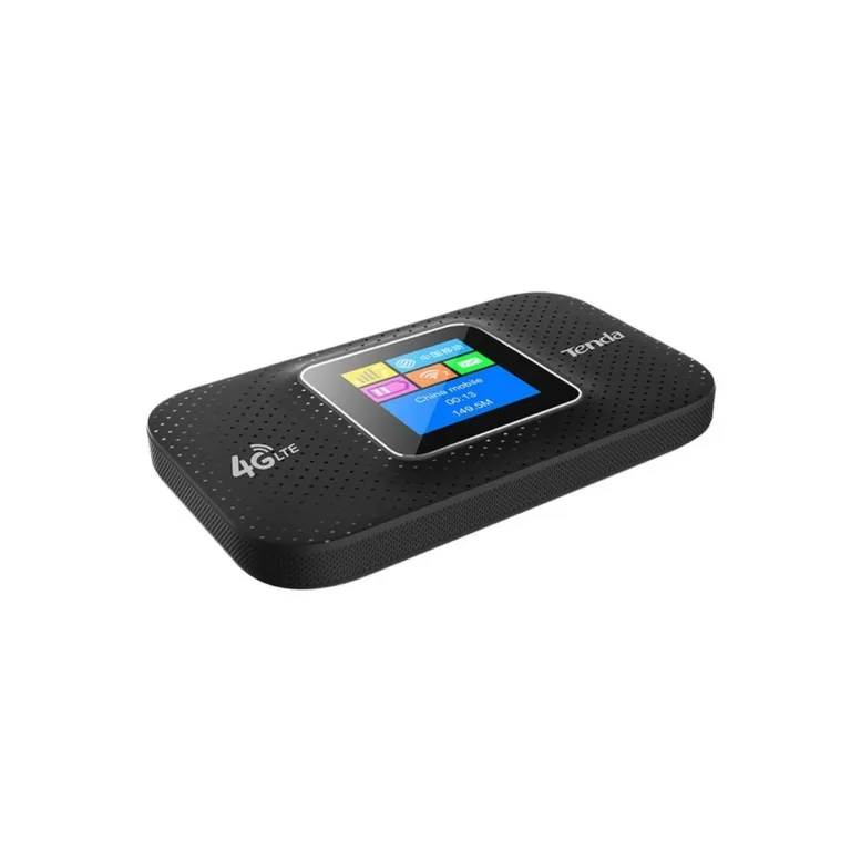 Tenda 4G185 kaasaskantav 4G LTE Wi-Fi ruuter, 2,4 GHz, must, aku toitega, SIM-kaardi pesaga, kuni 150 Mbit/s