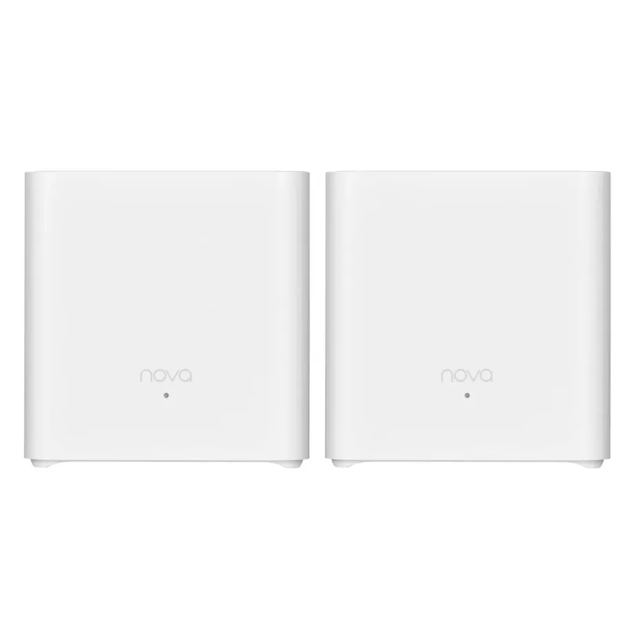 Tenda EX3 2-Pack valge Wi-Fi 6 (802.11ax) dual-band Mesh-süsteem, MU-MIMO, vanemliku järelevalve ja Amazon Alexa toega, 2 sisemist antenni – 2