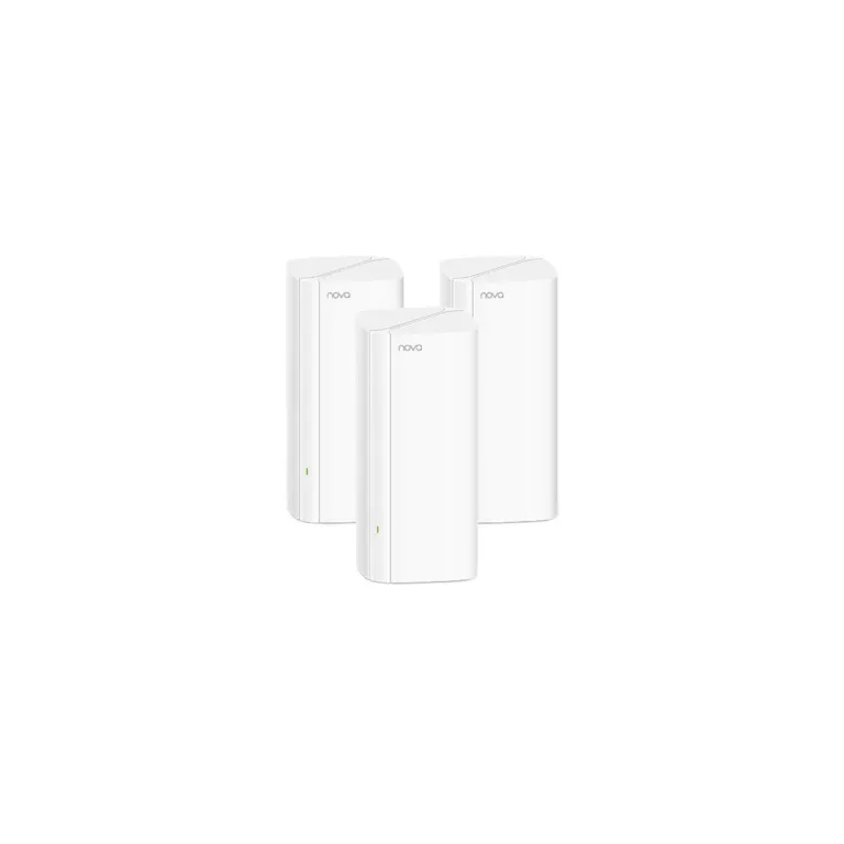 Tenda nova EX12 AX3000 Wi-Fi 6 Mesh-süsteem, 3-seadme komplekt, dual-band (2,4/5 GHz), 3x Gigabit LAN, 4 sisemist antenni, valge