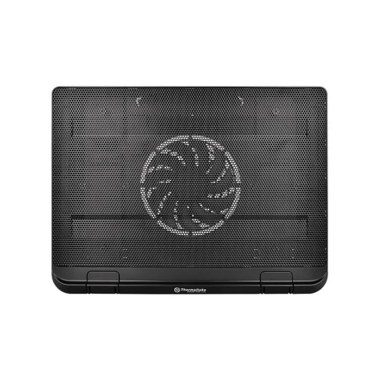 Thermaltake Massive A23 CL-N013-PL12BL-A 350x260x32 mm must metallist ja plastist sülearvuti jahutusalus 10–16'' USB-toitega, 120 mm ventilaatoriga