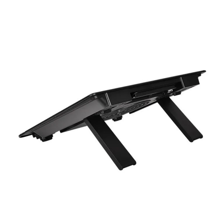 Thermaltake Massive A23 CL-N013-PL12BL-A 350x260x32 mm must metallist ja plastist sülearvuti jahutusalus 10–16'' USB-toitega, 120 mm ventilaatoriga