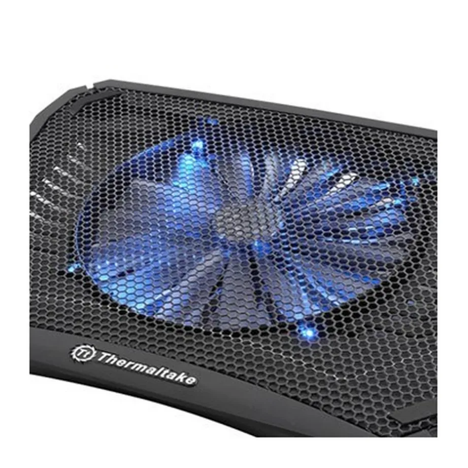 Thermaltake Massive V20 CL-N004-PL20BL-A 20 cm ventilaatoriga USB jahutusalus 10–17″ sülearvutile, sinise LED-valgusega, must – 8