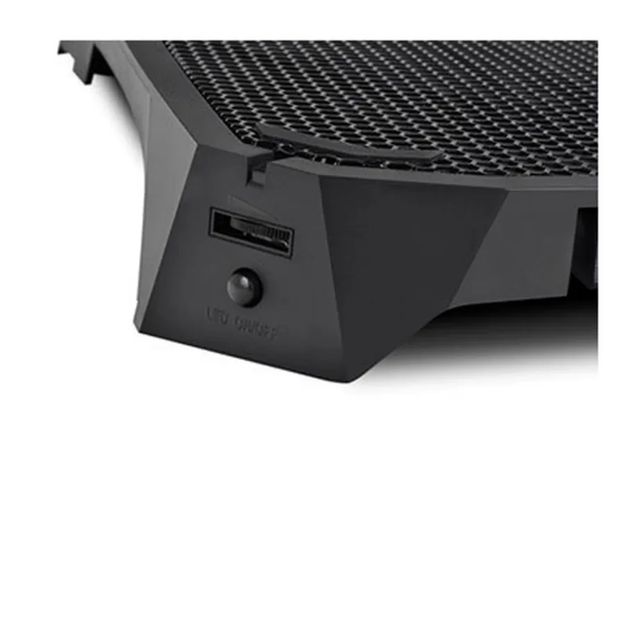 Thermaltake Massive V20 CL-N004-PL20BL-A 20 cm ventilaatoriga USB jahutusalus 10–17″ sülearvutile, sinise LED-valgusega, must – 10