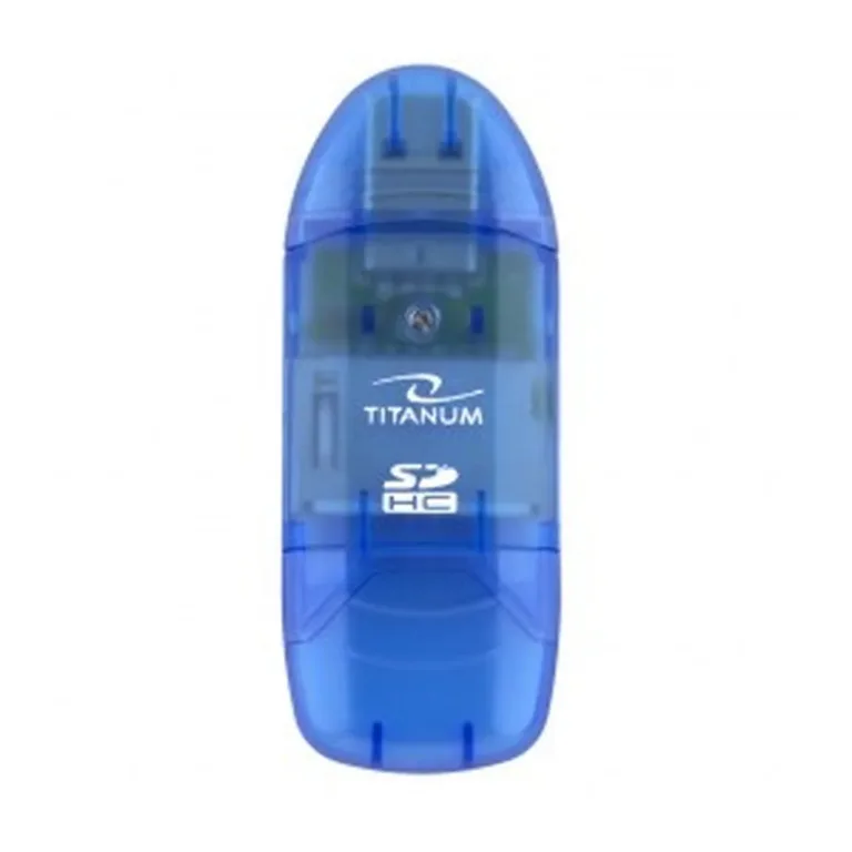 Titanum TA101B sinine USB 2.0 mälukaardilugeja SD/MicroSD/MMC kaartidele