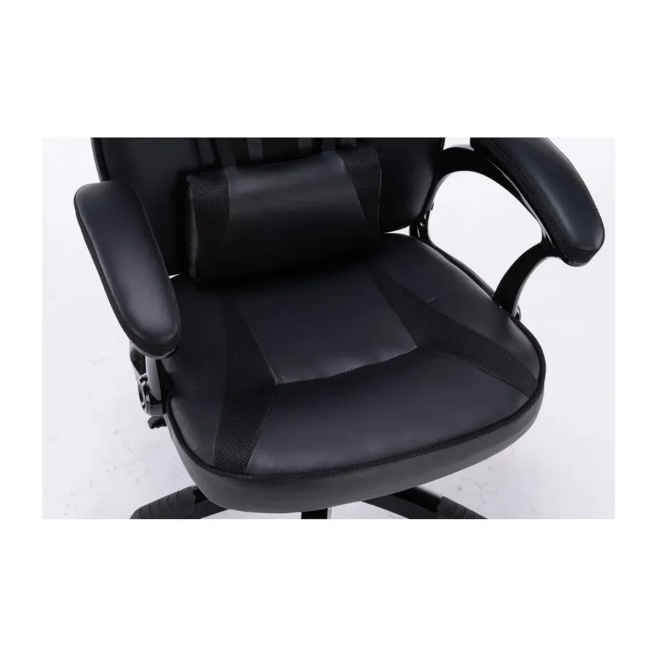 TOP E SHOP DRIFT CZA 67 cm must faux nahast universaalne mänguritool kaelapadjaga – 2