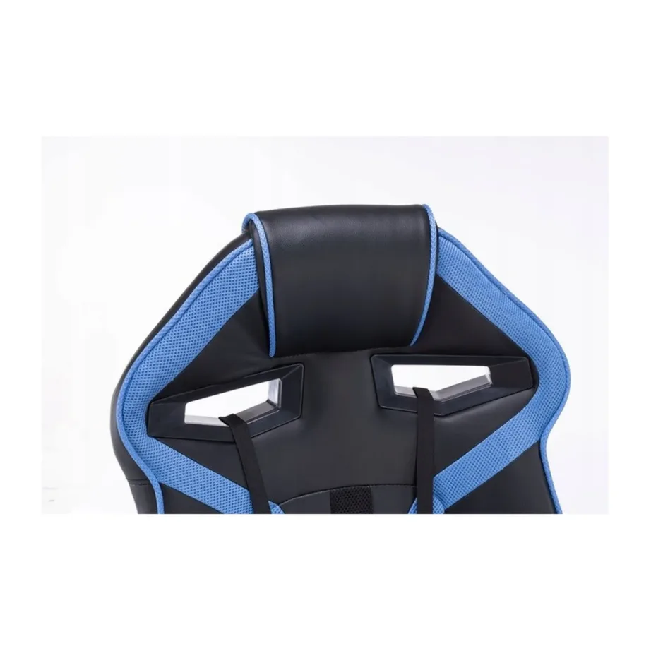 TOP E SHOP DRIFT NIE 66 cm laiune sinimust PC mänguritool, 2D reguleeritavate käetugede ja nimmepadjaga, kuni 120 kg – 4