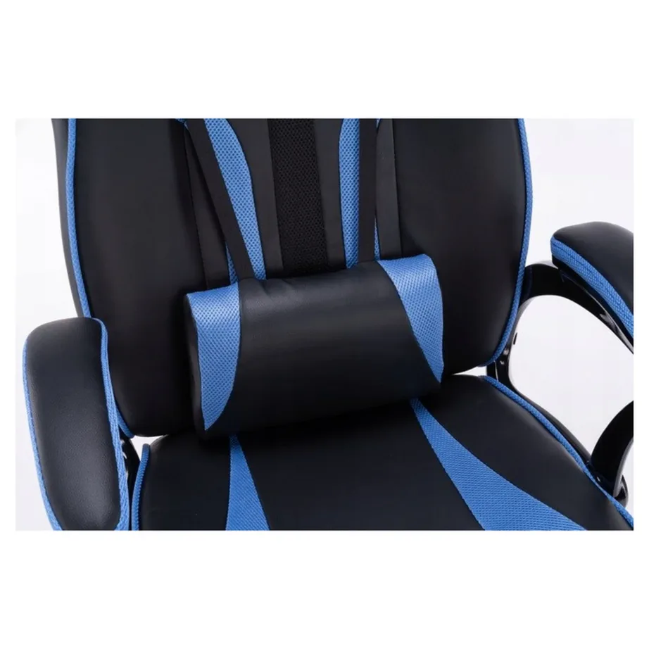 TOP E SHOP DRIFT NIE 66 cm laiune sinimust PC mänguritool, 2D reguleeritavate käetugede ja nimmepadjaga, kuni 120 kg – 5