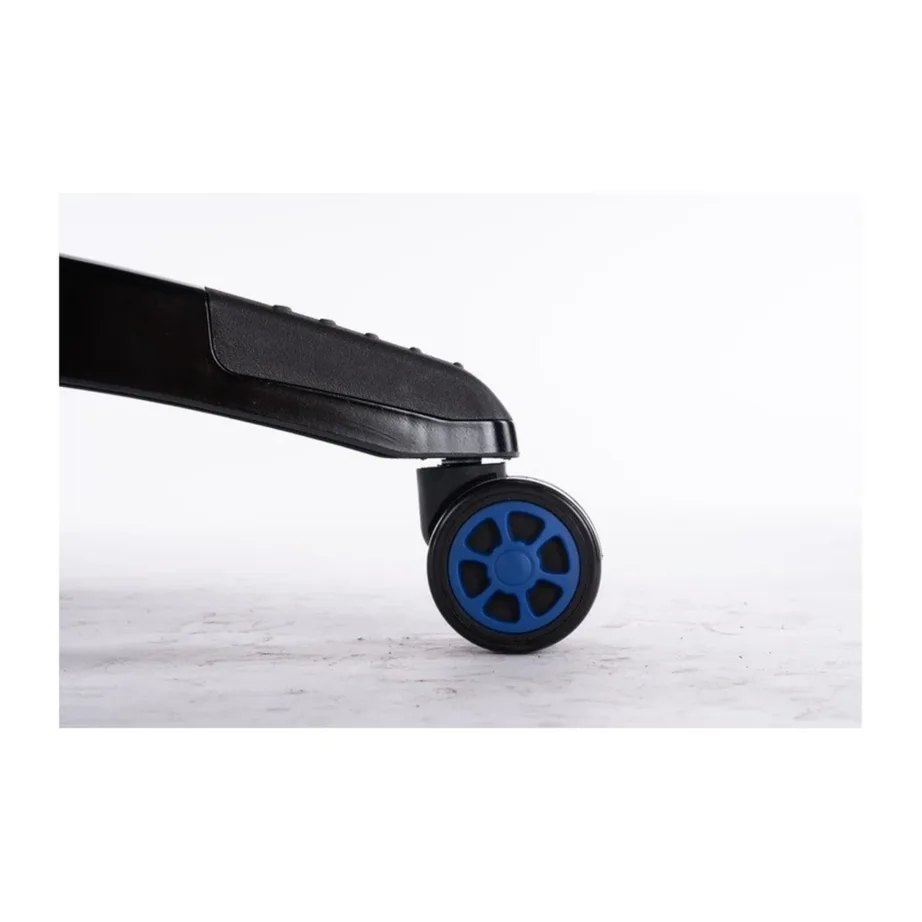 TOP E SHOP DRIFT NIE 66 cm laiune sinimust PC mänguritool, 2D reguleeritavate käetugede ja nimmepadjaga, kuni 120 kg – 6