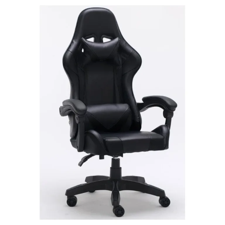 Topeshop REMUS CZA polsterdatud nahkkattega must kontoritool, reguleeritava peatoe ja käetugedega, 66x62x115–125 cm
