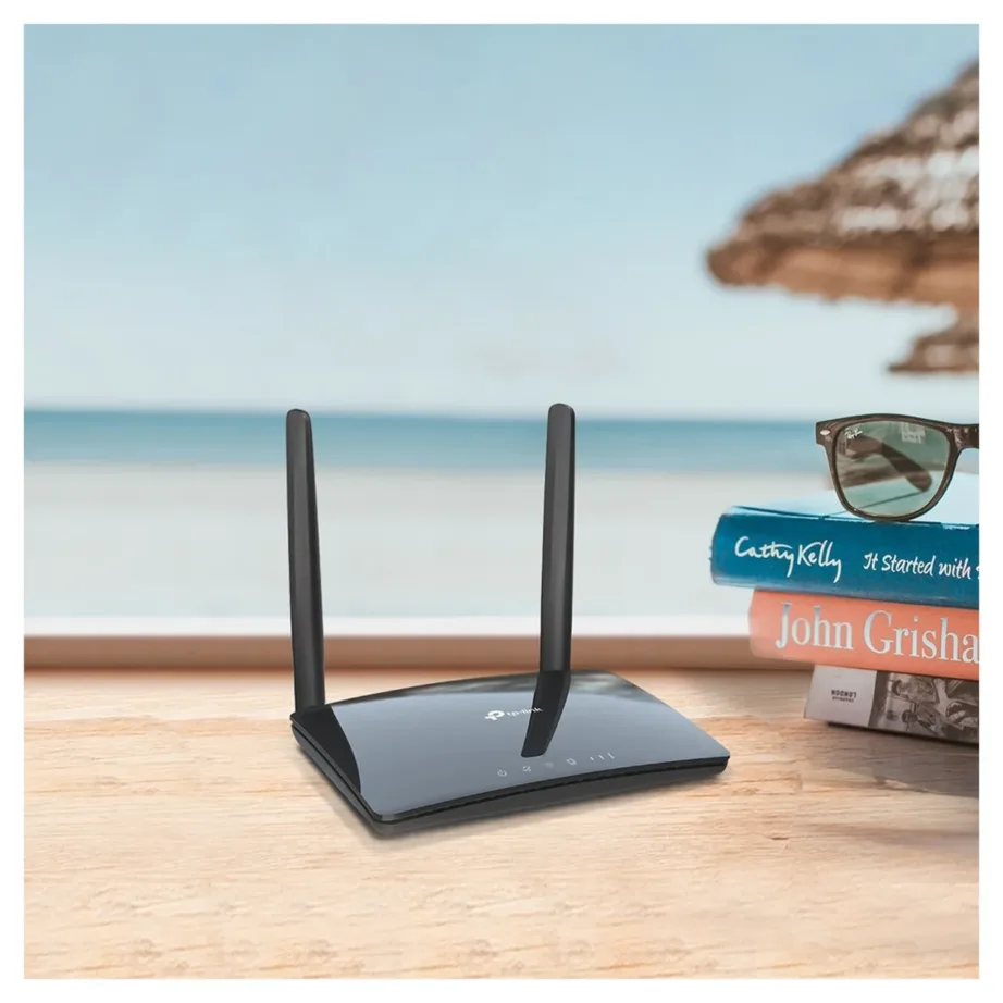 TP-Link Archer MR402 must 4G LTE kaheribaline Wi-Fi ruuter (2,4/5 GHz, 1167 Mbit/s, SIM-pesaga, 2 välisantenni, Fast Ethernet LAN/WAN) – 6