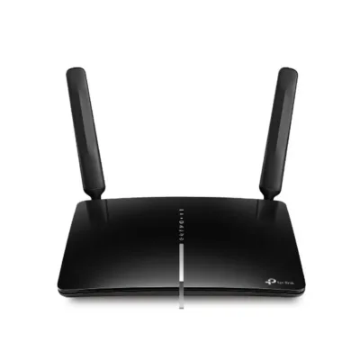 TP-Link Archer MR600 must 4G+ Cat6 AC1200 kaheribaline gigabit-ruuter, eemaldatavate antennidega, SIM-kaardipesaga, 229x160x37 mm
