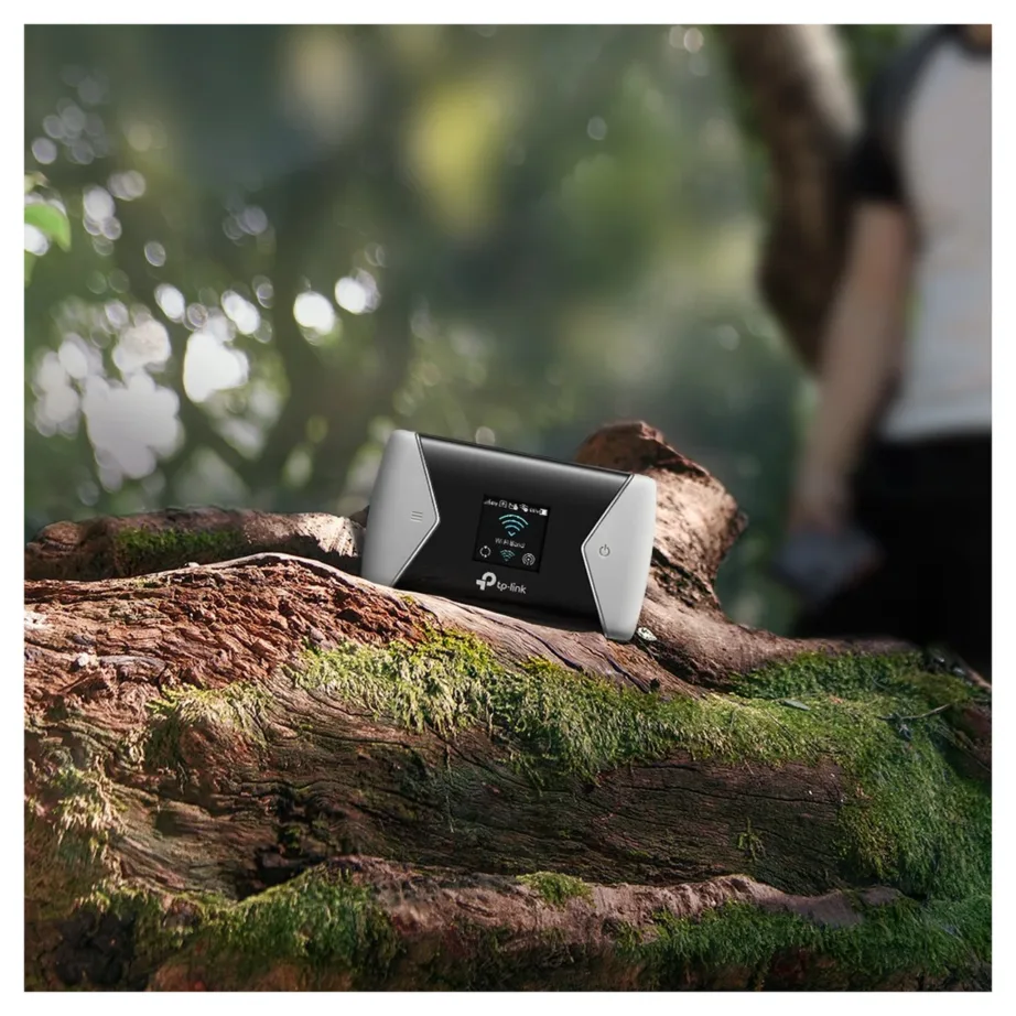 TP-Link M7450 300Mbps LTE mobiilne Wi-Fi ruuter akuga 3000 mAh, TFT ekraan, microSD tugi, hall/must – 3