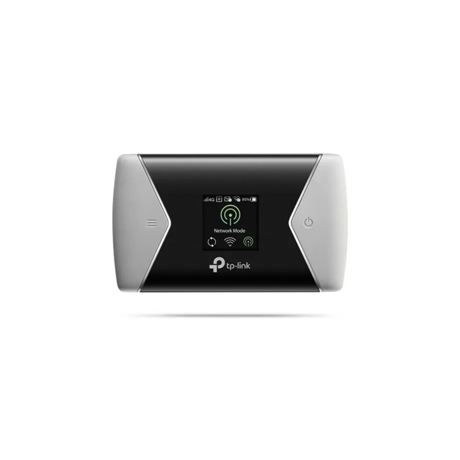 TP-Link M7450 300Mbps LTE mobiilne Wi-Fi ruuter akuga 3000 mAh, TFT ekraan, microSD tugi, hall/must