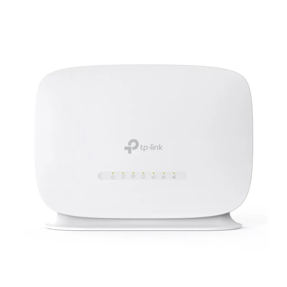 TP-Link TL-MR105 valge 300 Mbps Wi-Fi 4G LTE lauapealne ruuter, nano SIM, 2 LAN-porti, 174x130x60 mm