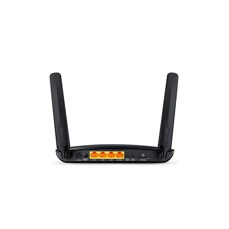 TP-Link TL-MR6400 4G LTE Wi-Fi ruuter 300 Mbit/s, 2,4 GHz, 4x LAN, SIM-kaardi pesaga, must