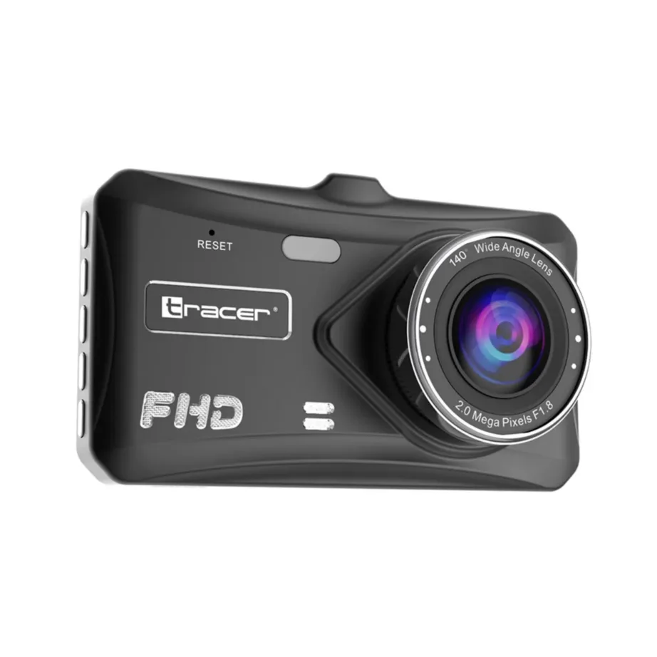 Tracer 4TS TRAKAM46876 Full HD kahe kaameraga auto pardakaamera, 4″ IPS puuteekraan, lai 140° vaatenurk, öörežiim ja parkimisabi, must alumiiniumkorpus – 2