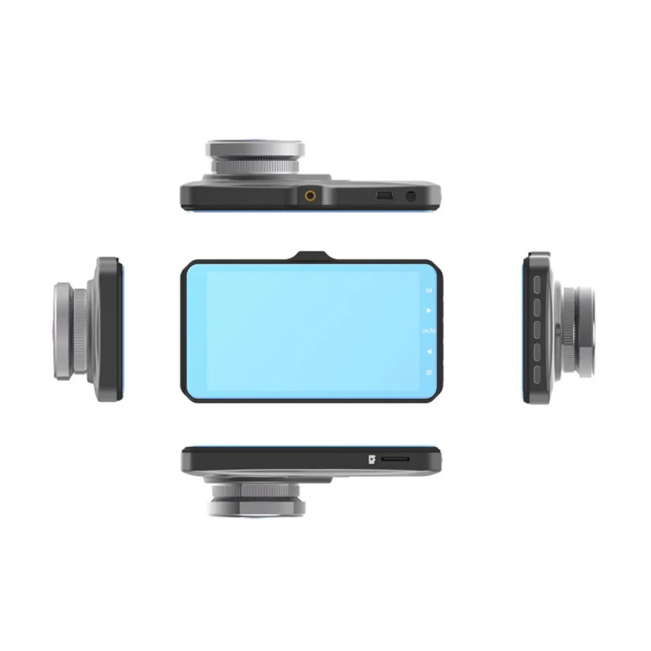 Tracer 4TS TRAKAM46876 Full HD kahe kaameraga auto pardakaamera, 4″ IPS puuteekraan, lai 140° vaatenurk, öörežiim ja parkimisabi, must alumiiniumkorpus – 4