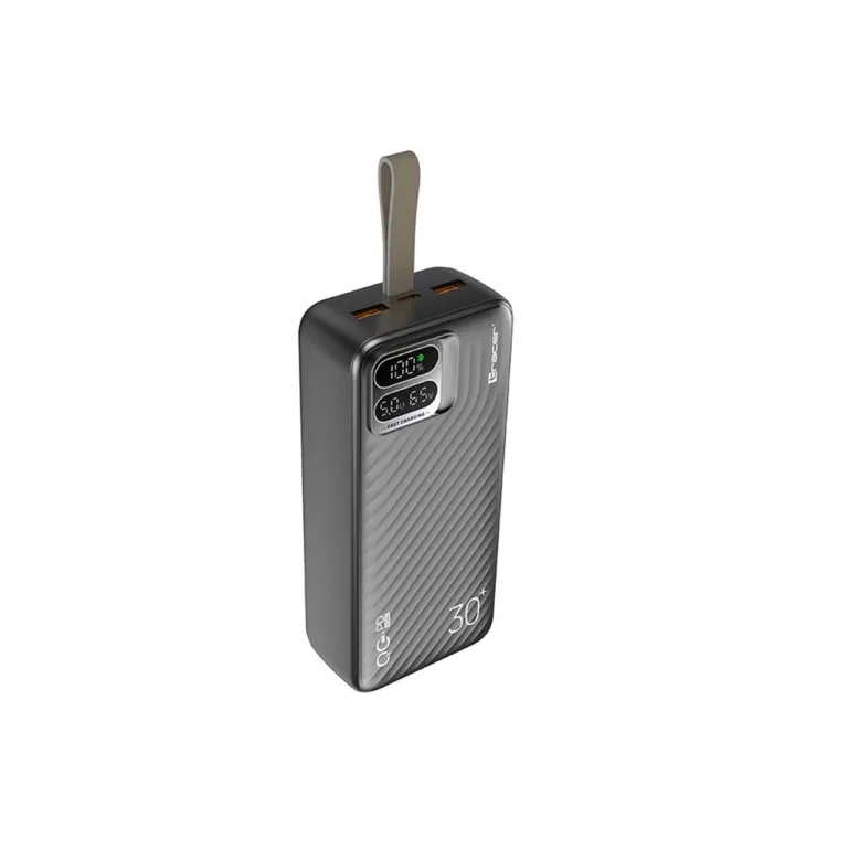 Tracer Blaze TRABAT47505 30000 mAh must akupank, 2x USB-A, 1x USB-C, Quick Charge 3.0, kuni 20W, 3 seadmele