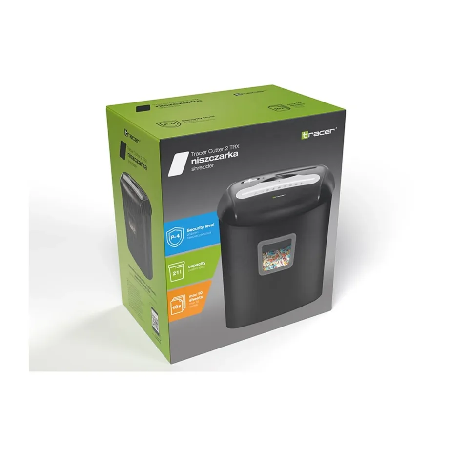 Tracer Cutter 2 TRX 21L 10-leheline konfetti paberihunt CD-de ja kaartide jaoks, must – 4
