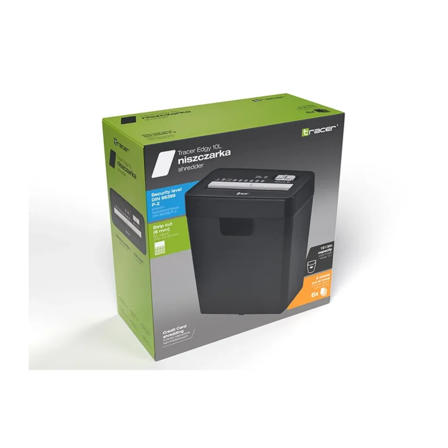 Tracer EDGY10L TRANIS47484 10L 6-leheline must paberipurustaja ja krediitkaartide hävitaja – 12