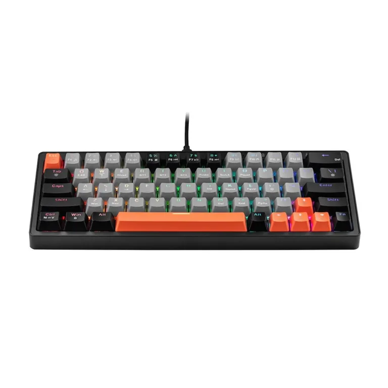 Tracer GAMEZONE EVO1 TRAKLA47297 63-klahviline valge mehaaniline RGB-taustvalgustusega mänguklaviatuur, USB-ühendus, QWERTY