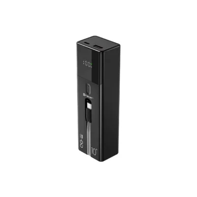 Tracer Quant TRABAT47641 10000mAh 100W PD+QC must akupank, 1x USB-C, 1x USB-A, kiirlaadimine, 121 g