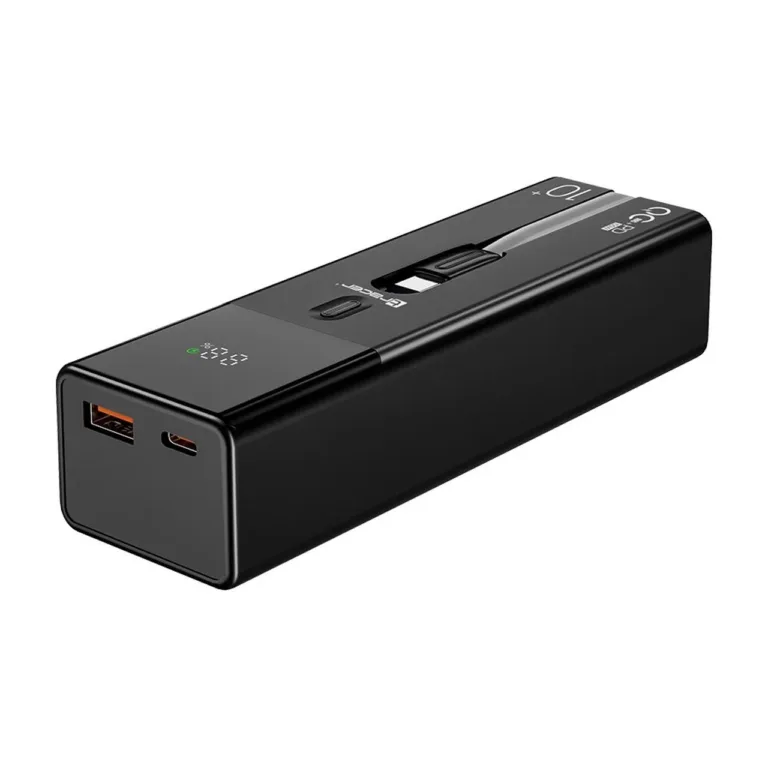 Tracer Quant TRABAT47641 10000mAh 100W PD+QC must akupank, 1x USB-C, 1x USB-A, kiirlaadimine, 121 g