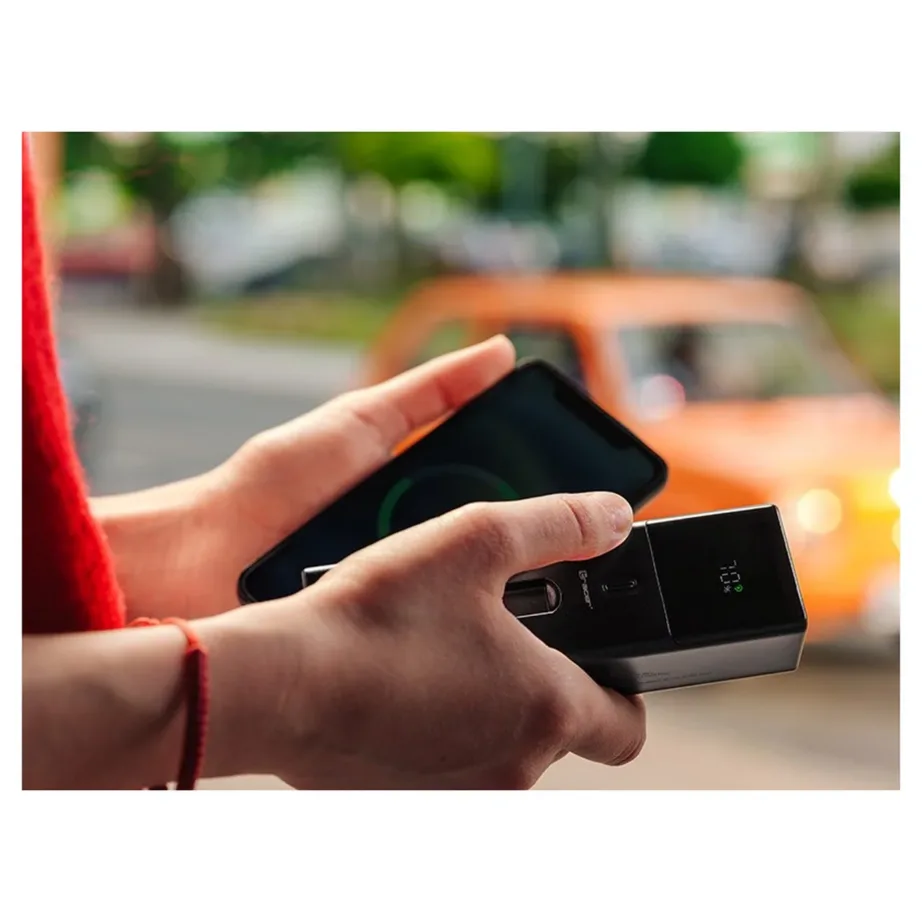 Tracer Quant TRABAT47641 10000mAh 100W PD+QC must akupank, 1x USB-C, 1x USB-A, kiirlaadimine, 121 g - 6