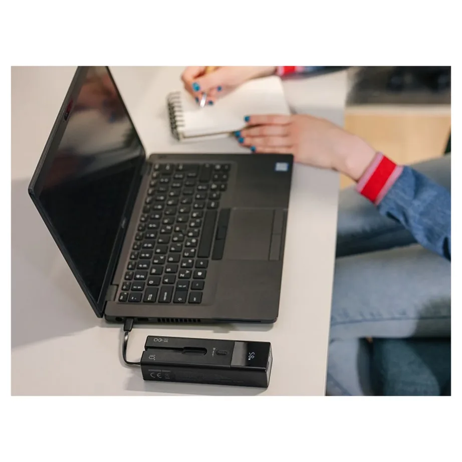Tracer Quant TRABAT47641 10000mAh 100W PD+QC must akupank, 1x USB-C, 1x USB-A, kiirlaadimine, 121 g - 9