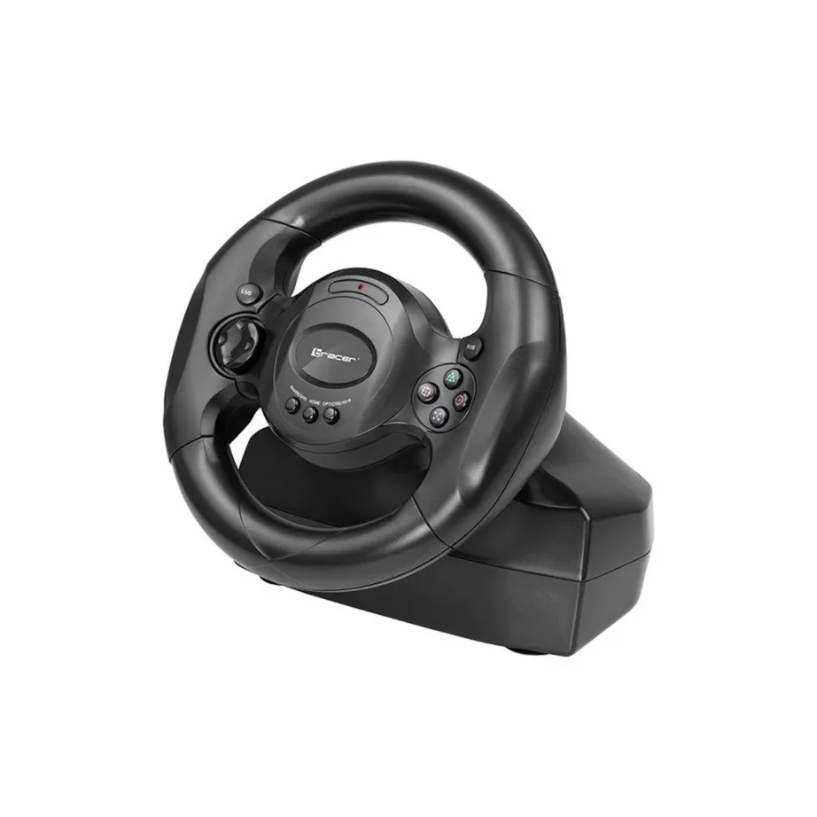 Tracer Rayder TRAJOY46765 180° rool koos pedaalidega, 1,8 m, must, PC/PS4/PS3/Xbox One juhtmega – 8
