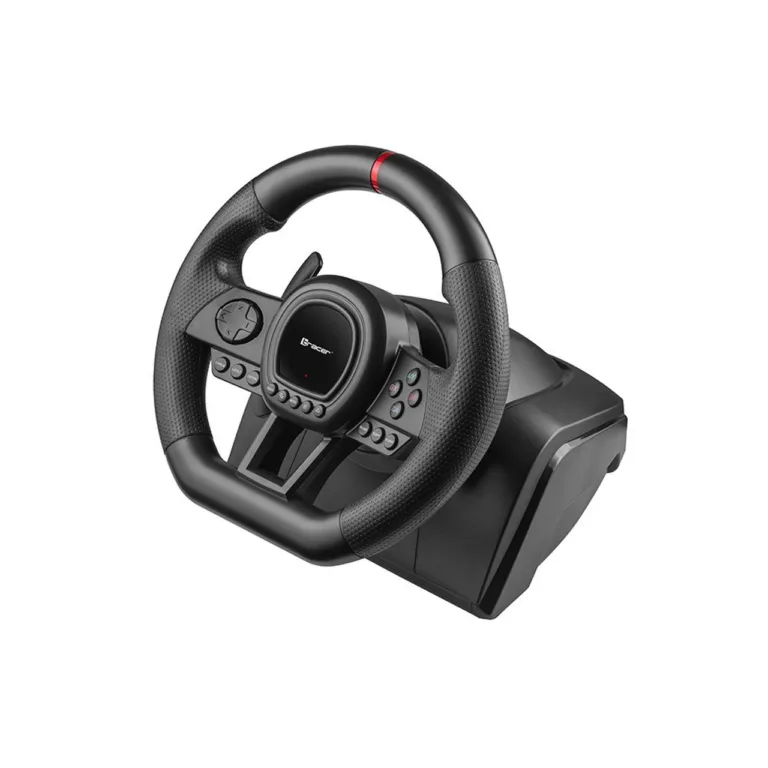 Tracer TRAJOY47345 270° must juhtmega mängurool pedaalidega, PlayStation 3/4 tugi, libisemisvastane pind, 1,8 m kaabel
