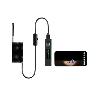 Tracer TRAKAM46628 70° vaatenurgaga IP67 veekindel tööstuslik endoskoop, 6 LED-i, 500 mAh aku, 4K video, konksu ja peegliga, arvutiühendusega