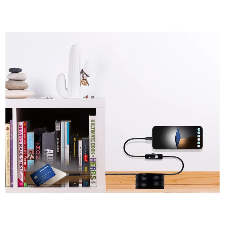 Tracer TRAKAM46629 8 mm IP67 veekindel tööstuslik endoskoop 70° vaatenurgaga, 5 m USB-kaabliga