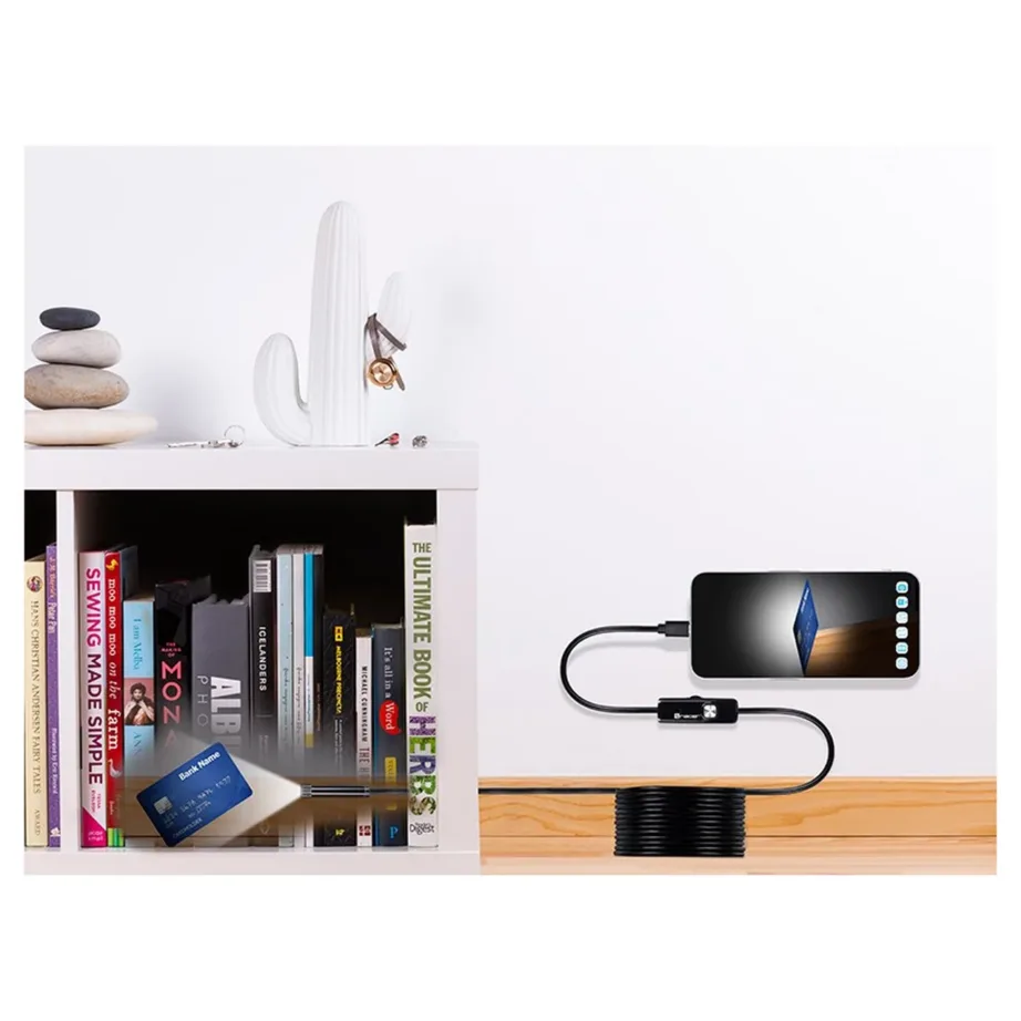 Tracer TRAKAM46629 8 mm IP67 veekindel tööstuslik endoskoop 70° vaatenurgaga, 5 m USB-kaabliga – 5