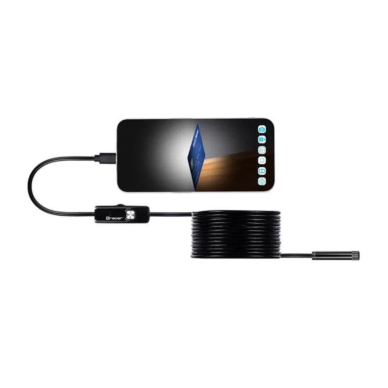 Tracer TRAKAM46629 8 mm IP67 veekindel tööstuslik endoskoop 70° vaatenurgaga, 5 m USB-kaabliga