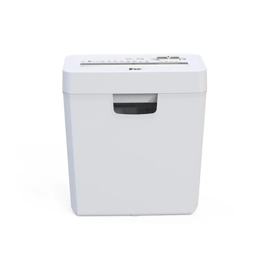 Tracer TRANIS47584 Razor 3 valge paberipurustaja, 6 lehte, 6 mm ribalõik, 10L prügikast, krediitkaartide hävitus – 2