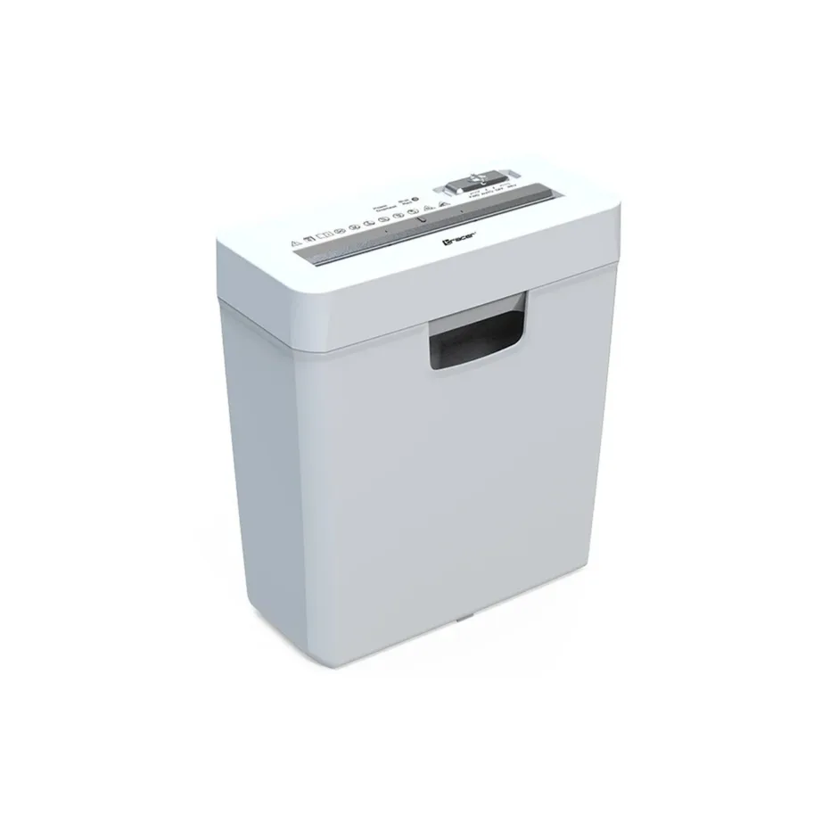 Tracer TRANIS47584 Razor 3 valge paberipurustaja, 6 lehte, 6 mm ribalõik, 10L prügikast, krediitkaartide hävitus – 3