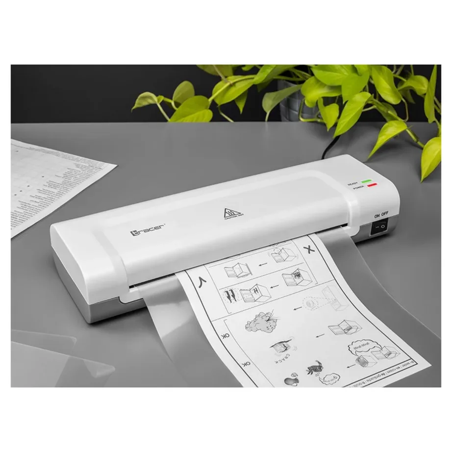 Tracer TRL-5 WH 22 cm kuumlaminaator, 270 mm/min, valge, A4, 125 µm kilele – 4