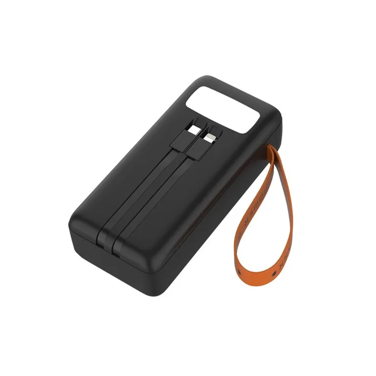 Tracer Vouge-3 TRABAT47369 30000 mAh must kiirlaadimisega akupank LCD-ekraaniga, 2x USB-A ja USB-C, taskulambiga