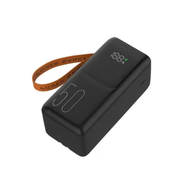 Tracer VOUGE-5 50000 mAh must USB-C, 2x USB-A akupank LCD-ekraani ja taskulambiga